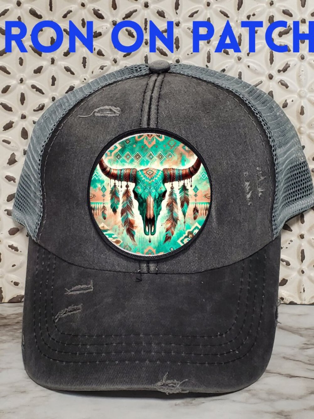 Western Iron on Patch